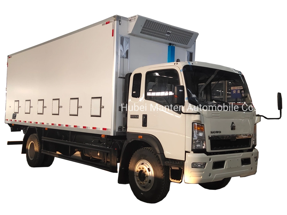 Sinotruk HOWO Aluminum Alloy Alive Chick Poultry Truck Living Chick Loading Truck with 10000PCS