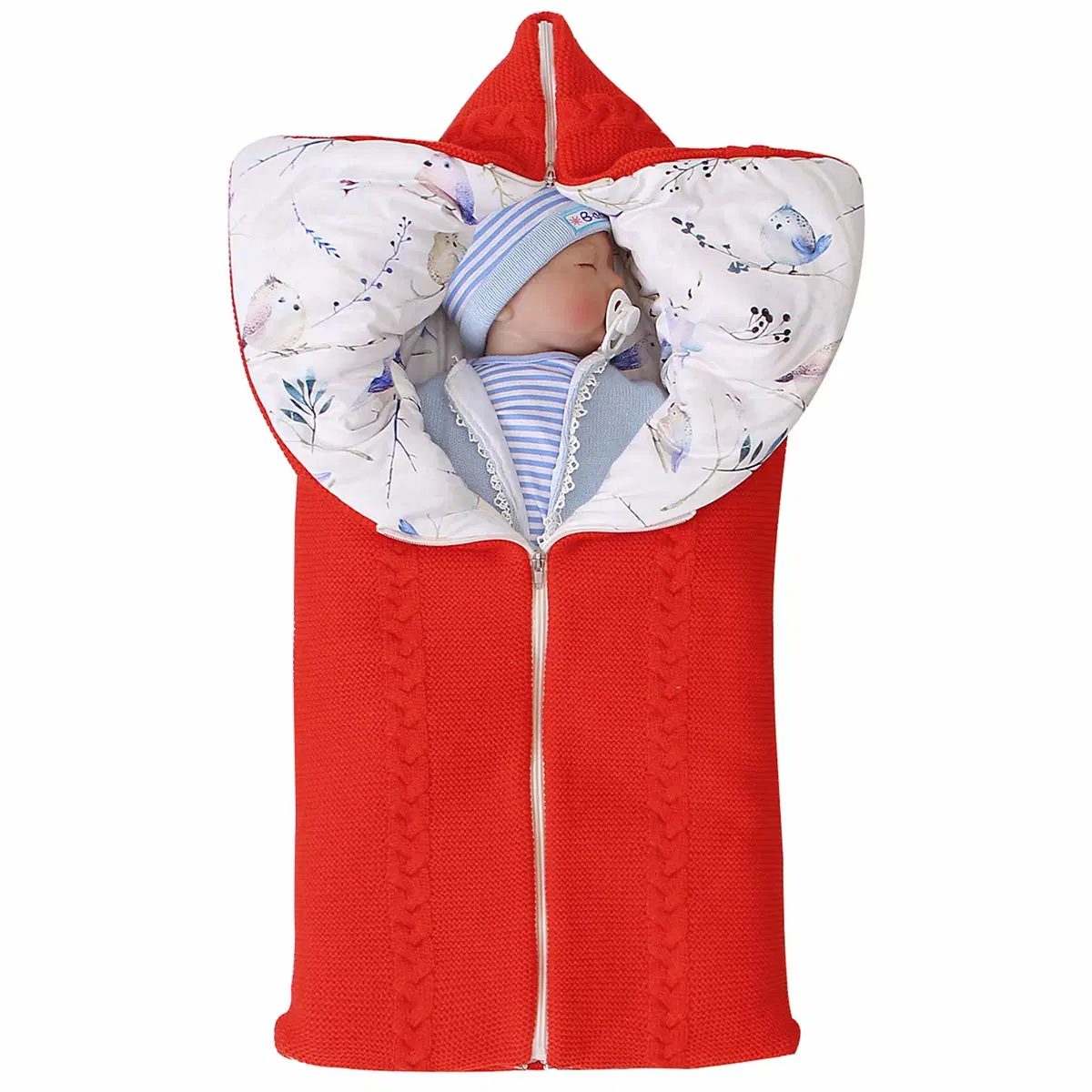 Durable Baby Swaddle Blanket Stroller Wrap Soft Thick Newborn Sleeping Bunting Bag