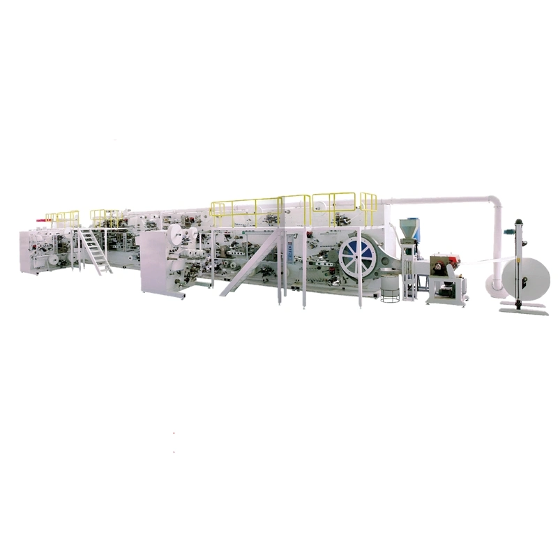 Global Marker Automatic T Shape Baby Diaper Making Machine