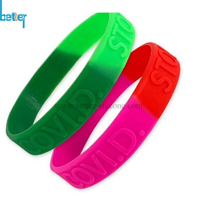 Pulseira de borracha personalizada basquetebol/Câncer/autismo/suicídio/Saúde/Alerta de conscientização de golfe pulseira de silicone