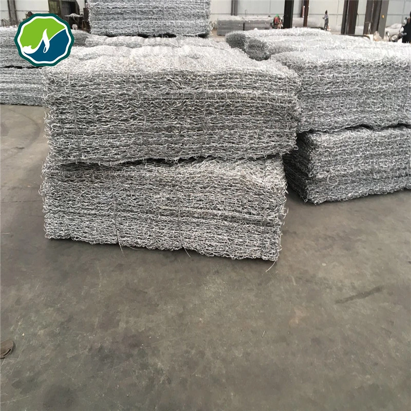 HDP fábrica de acero galvanizado recubierto de PVC Pet Cesta Gabion hexagonales de poliéster/Gabion Box de piedra