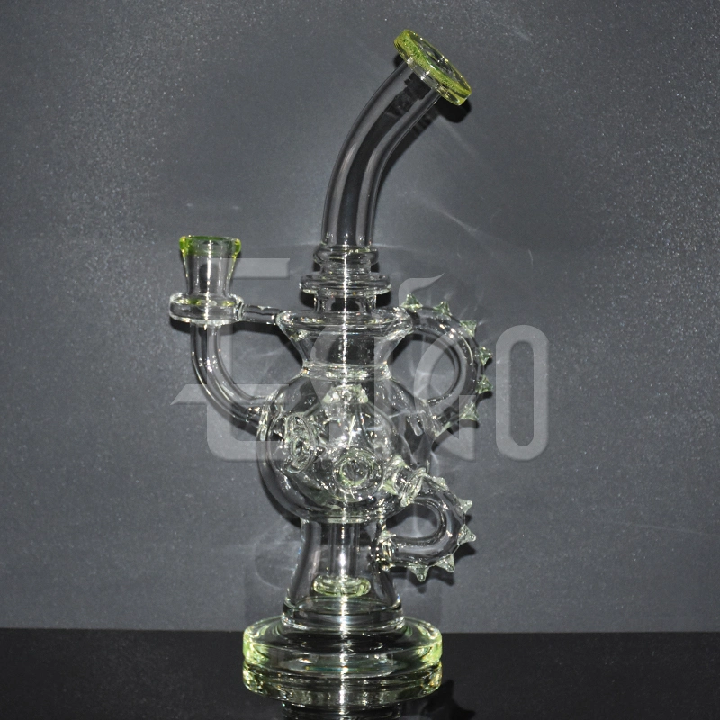 Esigo Heady Tabacco Colorful Recyclers Glass Oil DAB Rig