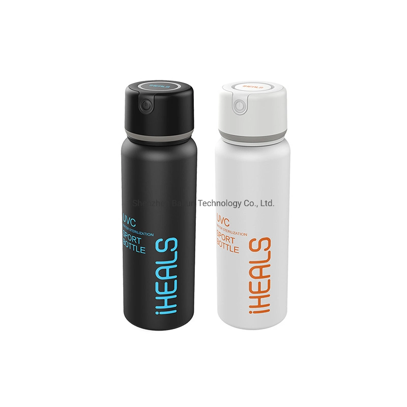 Hot Sales UV Outdoor Wide Mouth Stainless Steel Skinny Sport Portable Water Bottle