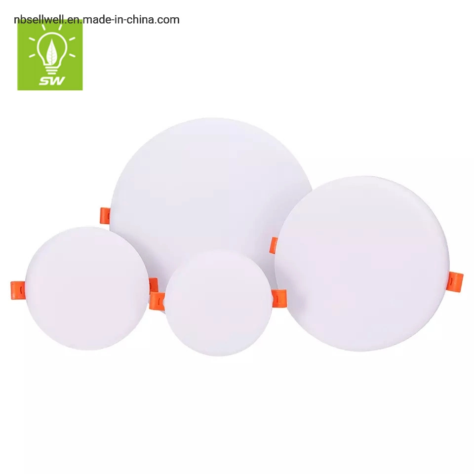3000K 4000K 6500K CE RoHS ERP Complied IC170-265V 3W 6W 12W 15W 18W 24W IP20 Interior Office Lighting LED Round Square Surfaced Recessed Commerical Panel Light