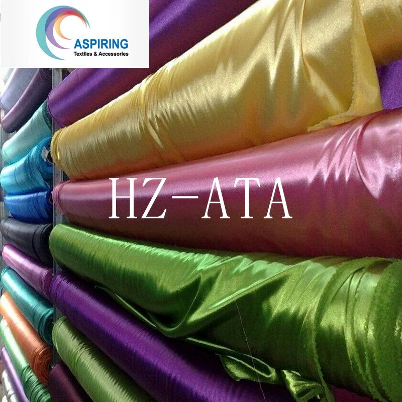 Good Quality 100GSM 150cm Printed Satin Fabric