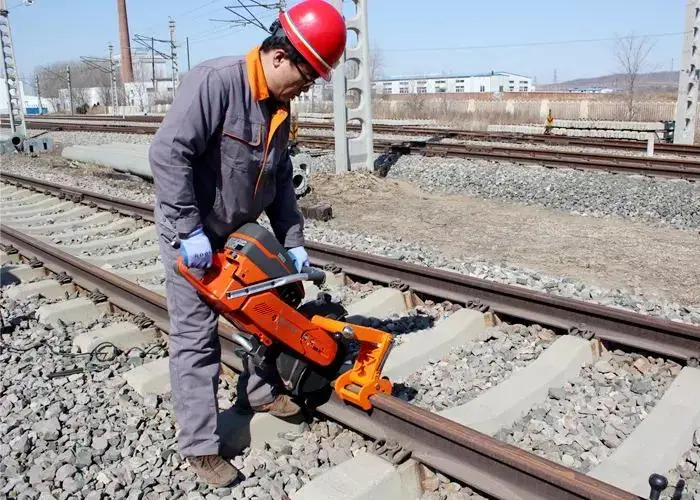 K1270 scie à rail 14 pouces/16 pouces machine de coupe abrasive pour rail