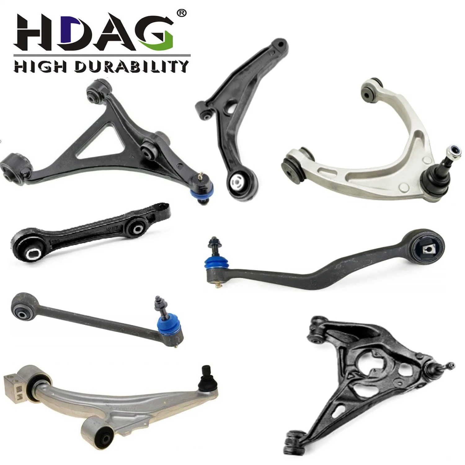 Hdag Hot Sale Auto Suspension Control Arm and Ball Joint Assembly for Ford Galaxy Fusion, Lincoln,Mazda,Sangyong OEM 100 7602 101 2632 1007602 1012632 Ae5z3078A