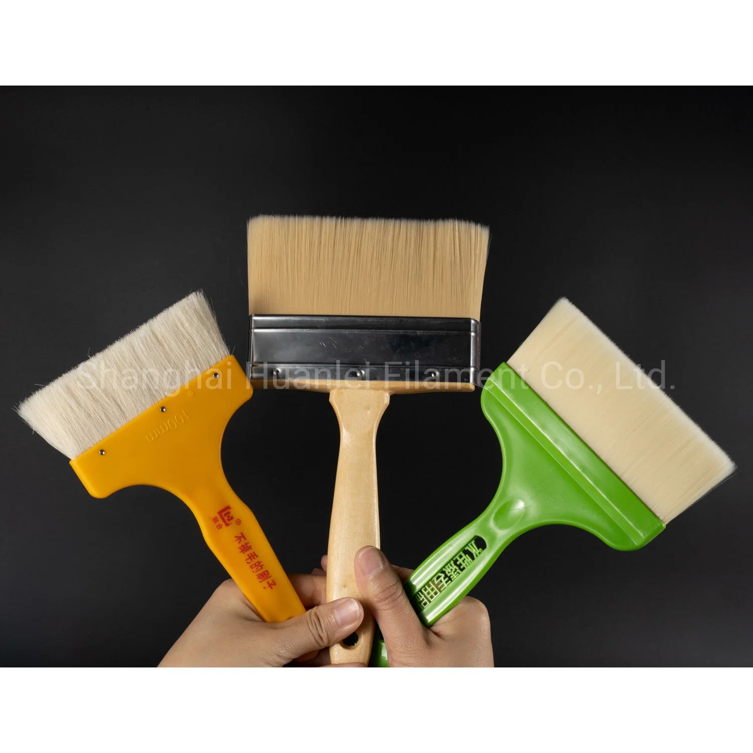 White Nature Twice Boiled Bristle Imitiation Animal Hair for Paint Brush Rawmaterial