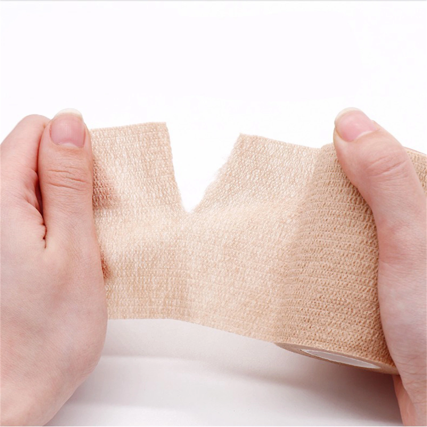 Sport selbstklebend elastisches kohäsives Bandage Wrap Tape 2,5cm X 4,5m 5cm X 4,5m 7,5cm X 4,5m 10cm X 4,5m 15cm x 4,5m