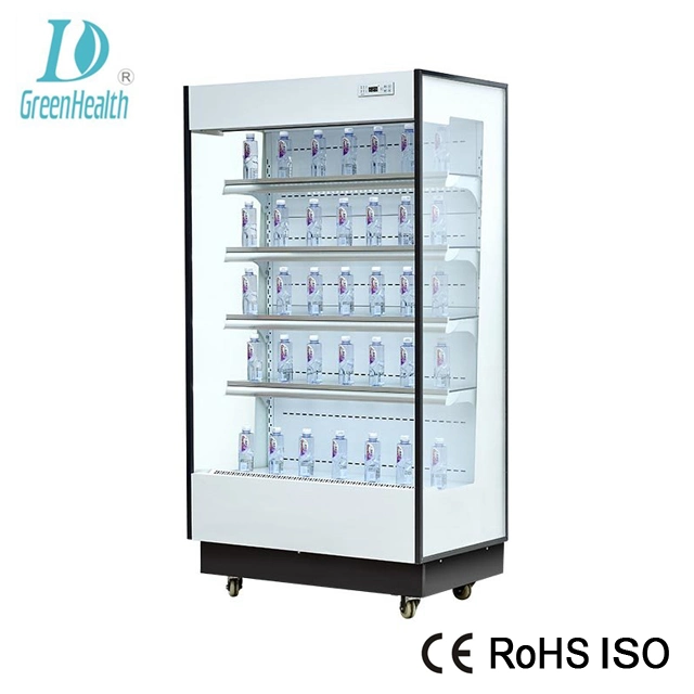 Green&Health 1.2m 1m Commercial Open Food Warmer with Air Curtain