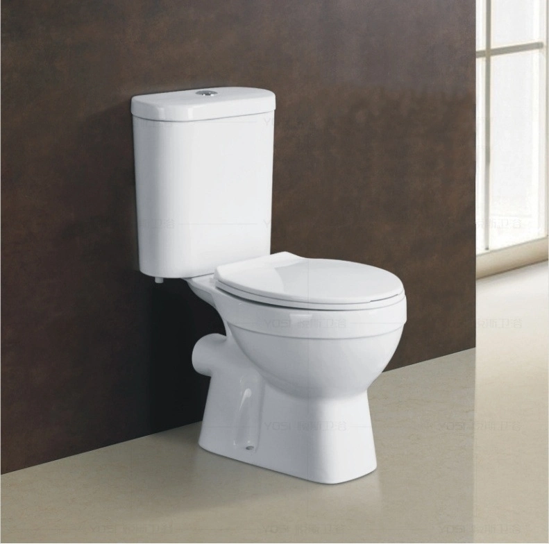 Hot vendre Chaozhou porcelaine sanitaire Salle de bains Wc en deux pièces de céramique toilettes (JY2105)