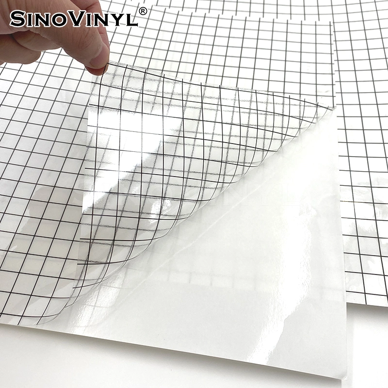 SINOVINYL Good Quality 30.5x152CM 12x60" Self Adhesive PVC Application Transfer Film For Cutting Vinyl