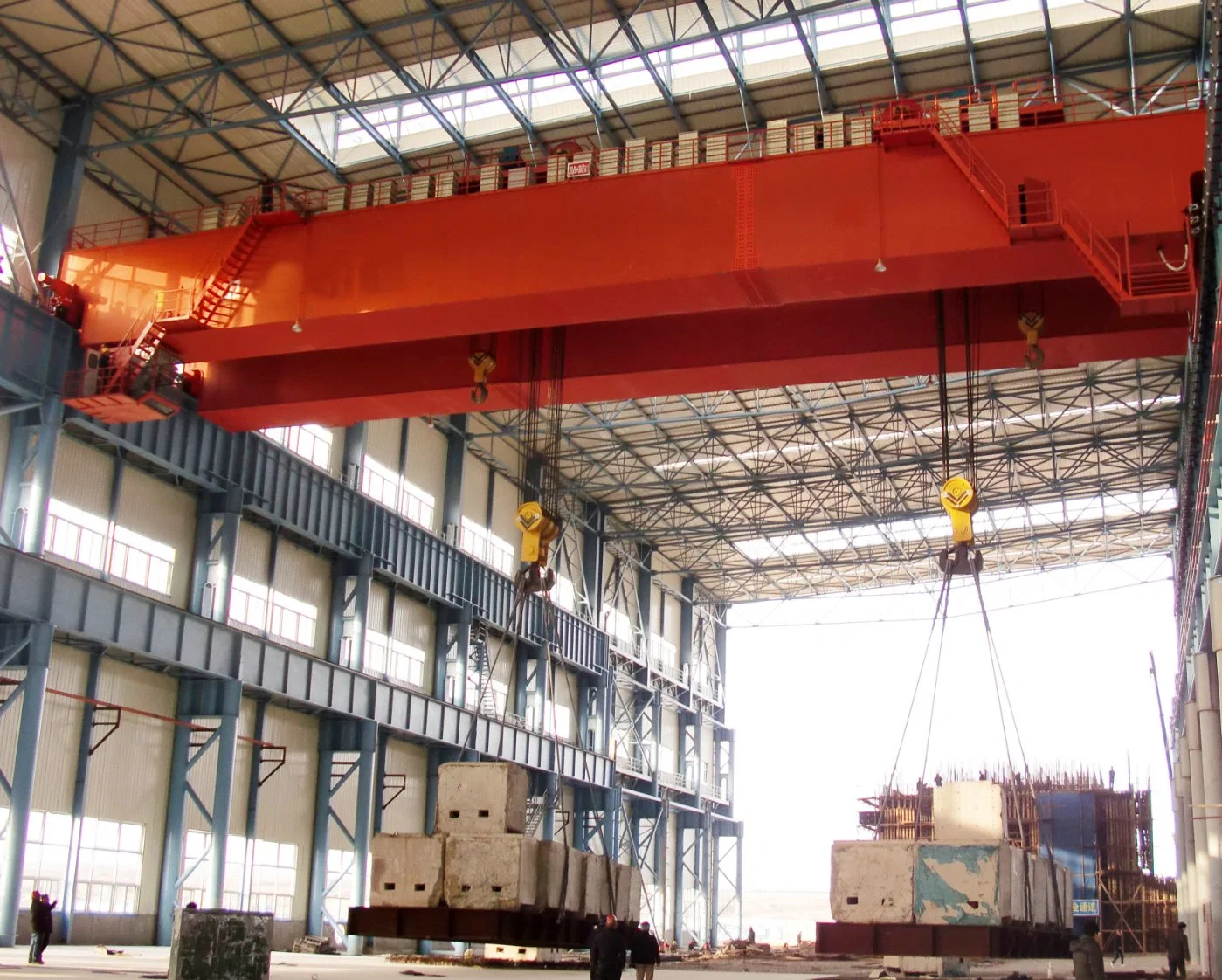 32 Ton 30m Span Remote Control Overhead Crane