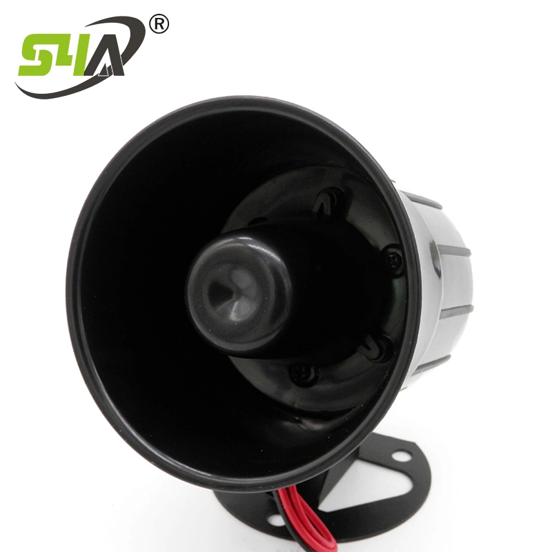 Alarm Siren 12V 110dB Treble Lautsprecher Kabel lauter Hupe Alarm Sirene Lautsprecher Einbruchalarm-System für Outdoor-Sicherheit