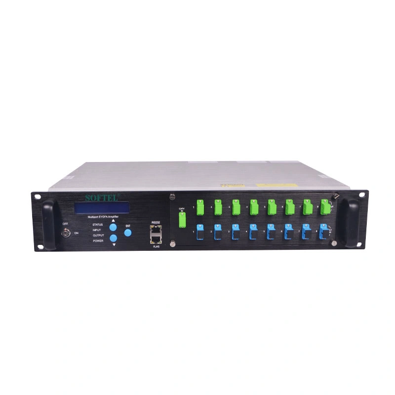 1550nm amplificador EDFA óptica Pon con solución Gpon FTTH WDM para