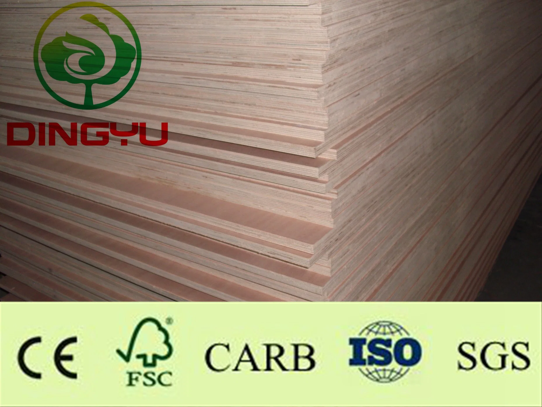 2.0-3.0mm Packing Grade Bintangor/Hardwood/Okoume Plywood