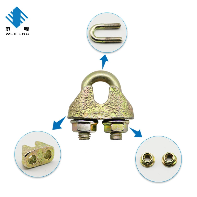 Factory Price Zinc Plated Bulk Packing Rigging Q235 Wire Rope Clip