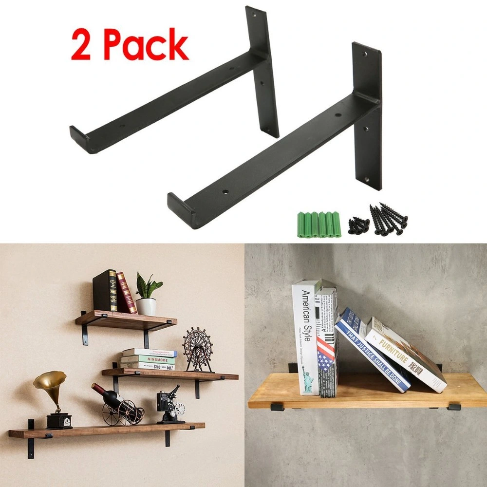 OEM Metal Floating Shelf Wall Mounting Brackets for Wood