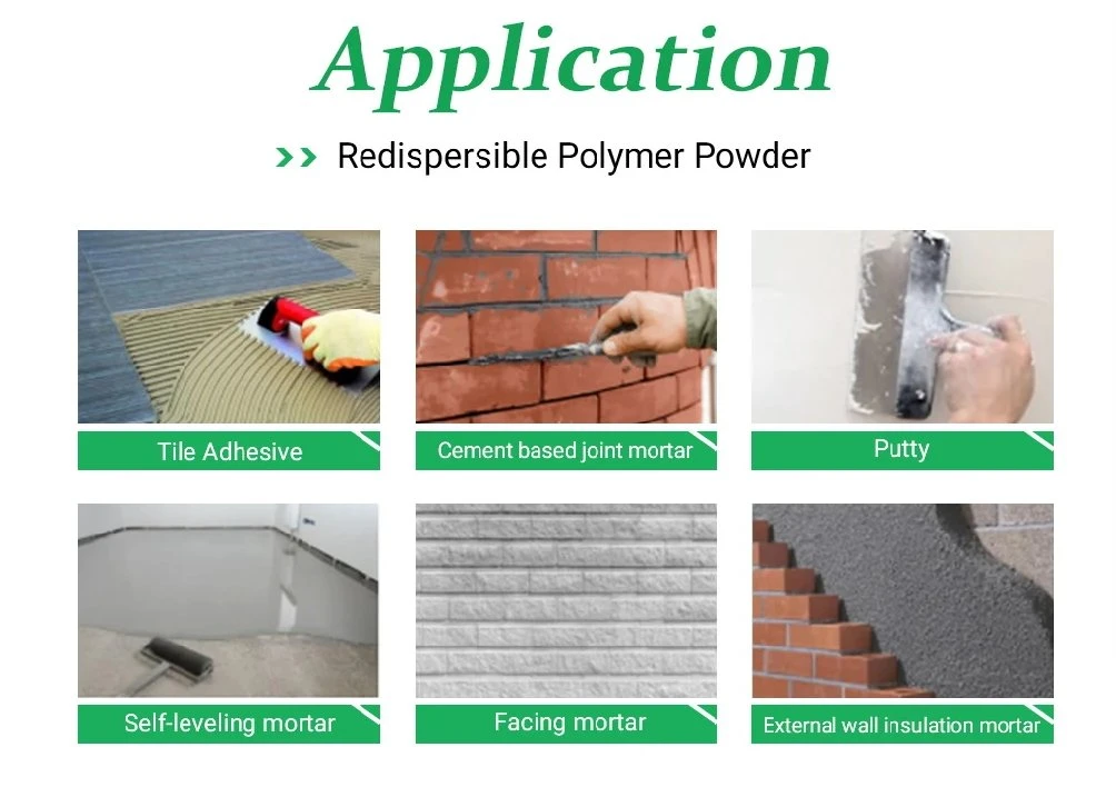 Redispersible Polymer Powder Reach Registrierung Copolymer Klebstoff Guter Preis Gebäude Materialien