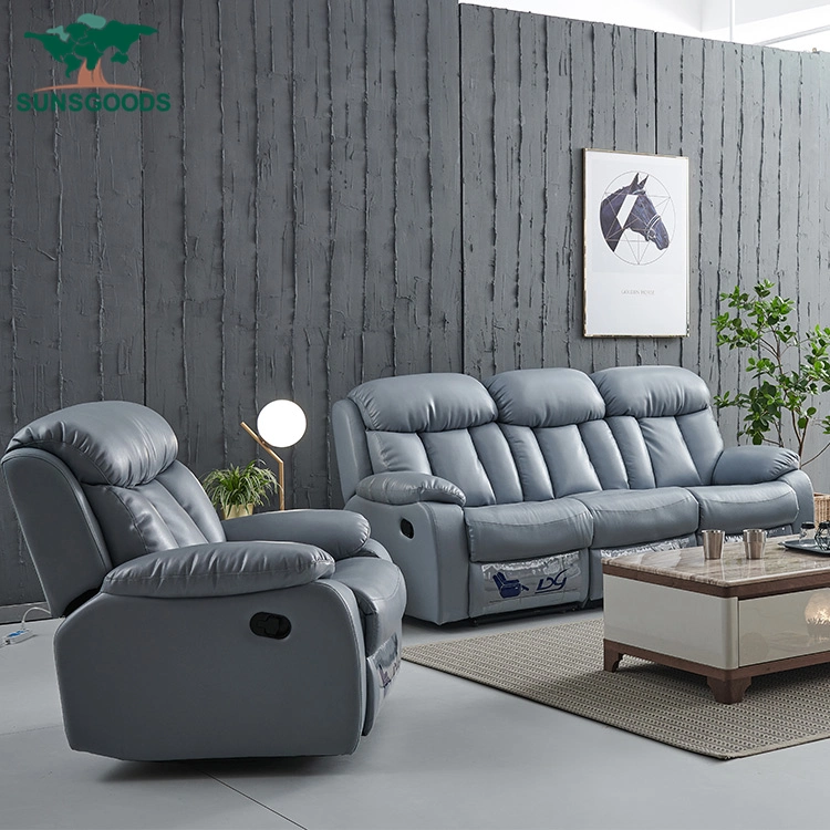 Wholesale/Supplier Italian Modern Sectional Living Room Furniture Leather Pure Sofa