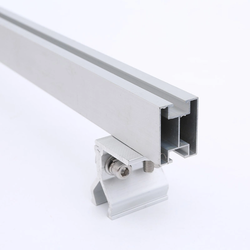 Extended Solar Rails Aluminum Track High quality/High cost performance  Solar Rail Fixture Clamp Rails for Solar Mounting