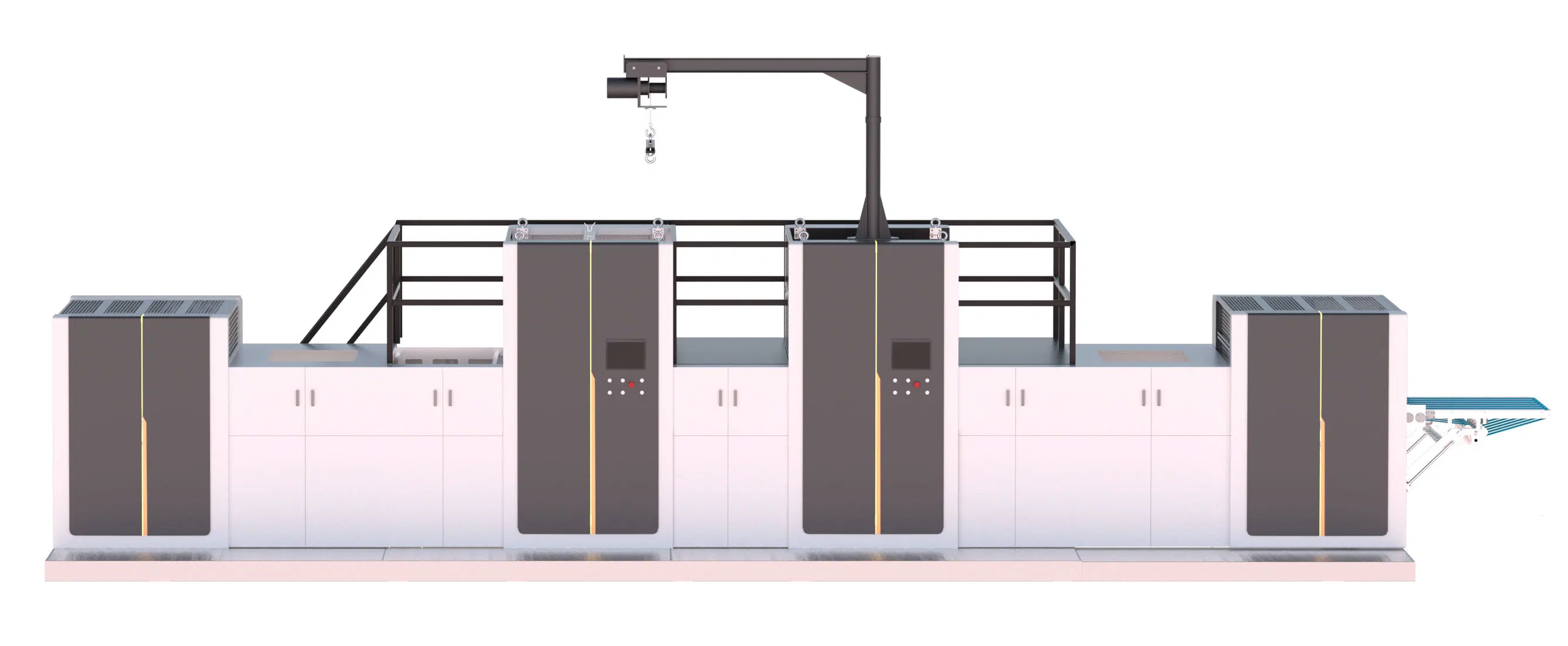 L'écran automatique Machine d'impression feuille à froid et de l'Estampage/transfert d'hologramme pour l'étiquette de lutte contre la contrefaçon de l'impression