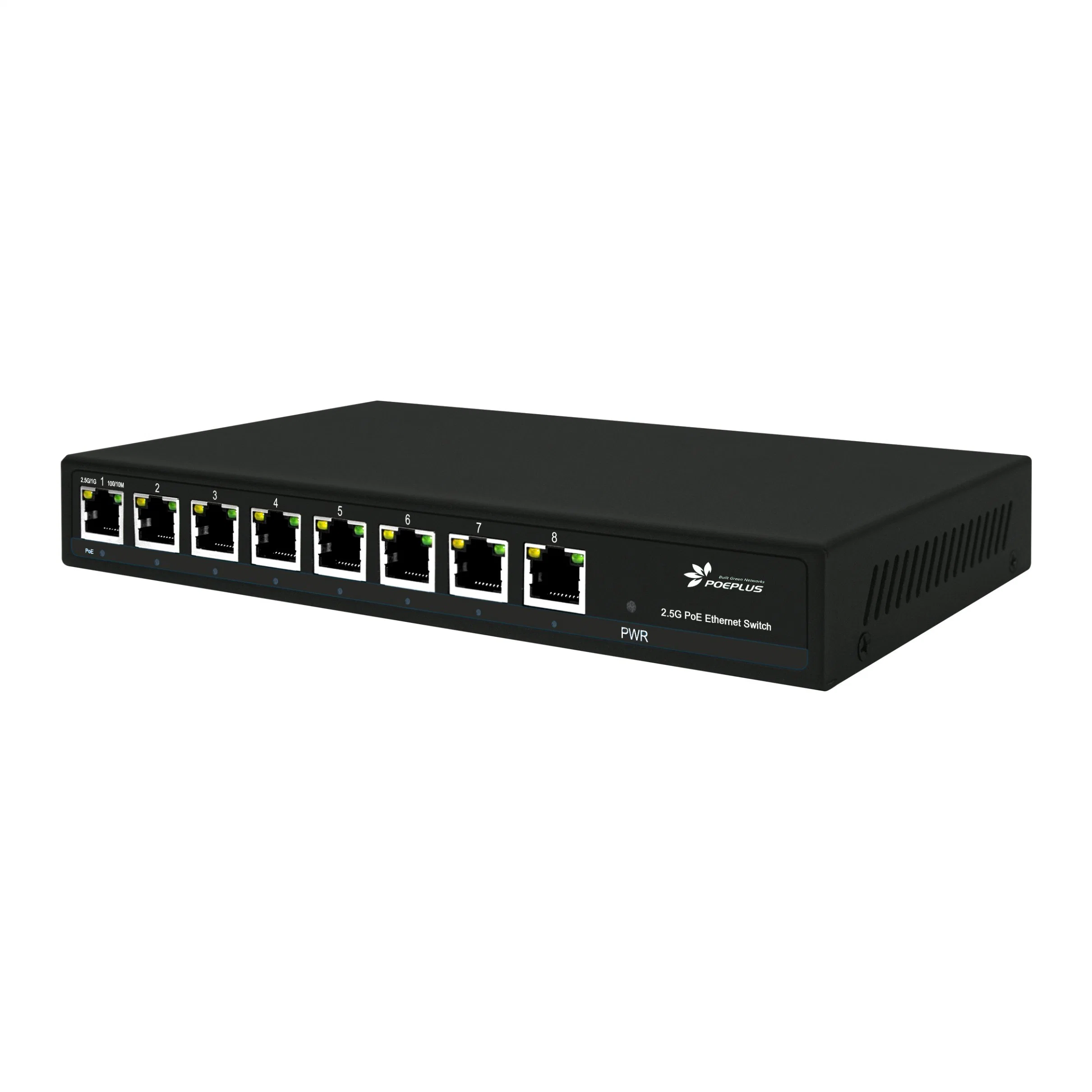 8 Port Full 2.5g Smart Web Managed Poe Switch 802.3at/Bt