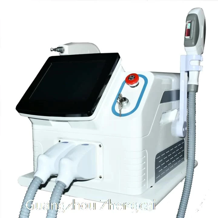 Hot Selling 2 in 1 Portable Elight Opt Hair Removal ND YAG Laser Tattoo Removal Beauty Device