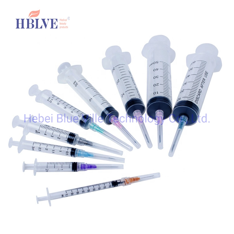 Wholesale 1ml 5ml 10ml 20ml Disposable Medical Plastic Syringes Injection