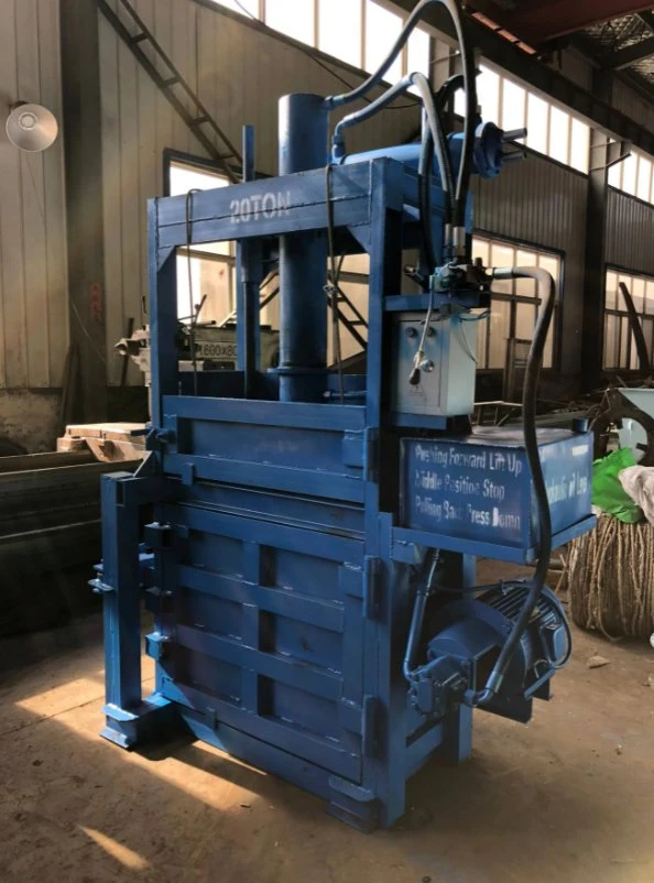 Packaging Machine Recycling Machine Vertical Hydraulic Cotton Bale Press Baler Machine