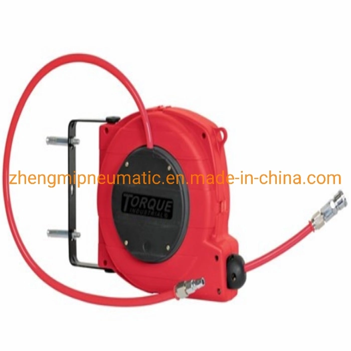 6.5*10mm Auto Air Hose Reel with PU Braided Tube & Connectors