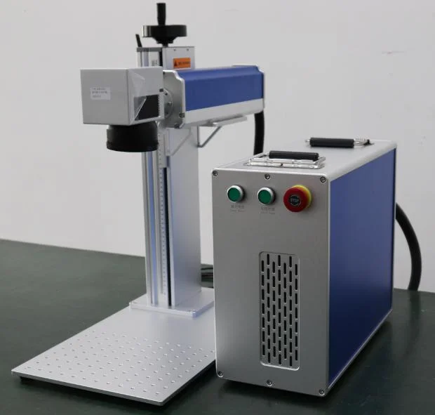 JPT Raycus max Mini Tragbares Handheld 3D 2,5D 50W 30W MOPA Fiber CO2 UV Laser Marking Graving Druckmaschine für Metall