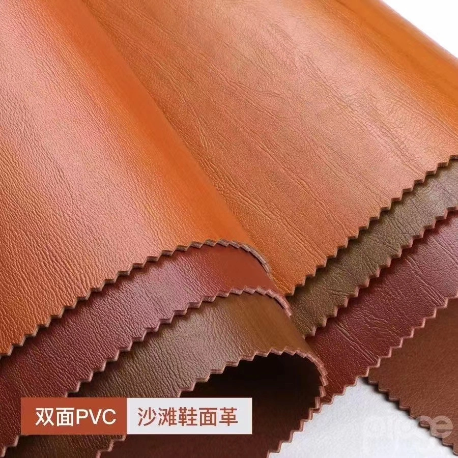 Beach Shoes, Sandals Special Environmental Protection Double-Sided PVC Bark Grain Leather