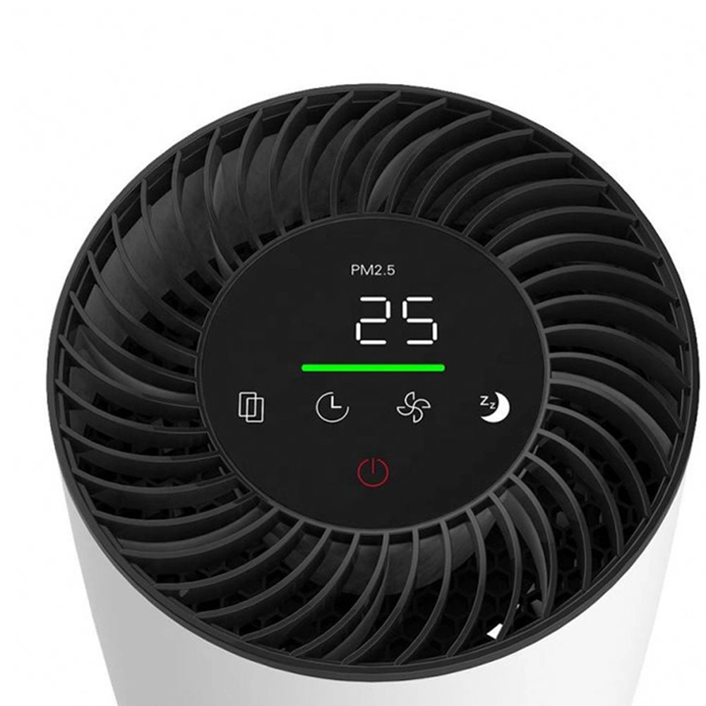 جهاز تنقية الهواء المحمول المزود بتقنية WiFi Smart Desktop Air Cleaner for Car Office Travel Bedroom، جهاز تنقية الهواء المحمول المزود بمزيل دخان من مسببات الحساسية