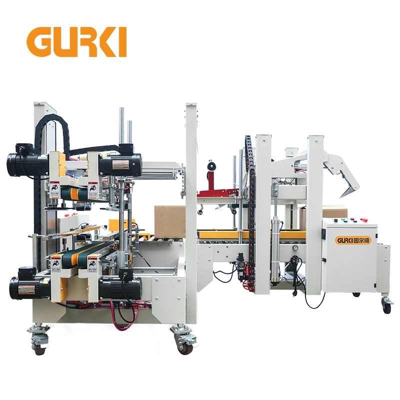 Automatic Carton Box Folding Corner Case Sealer Machine