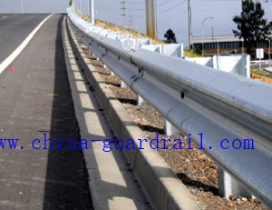 Galvanized Traffic Guard Rail Barrera Metalica for Highway