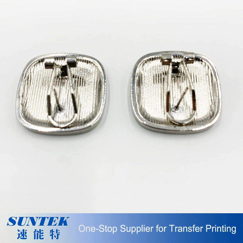 Sublimation Metal Jewelry Square Ear Stud