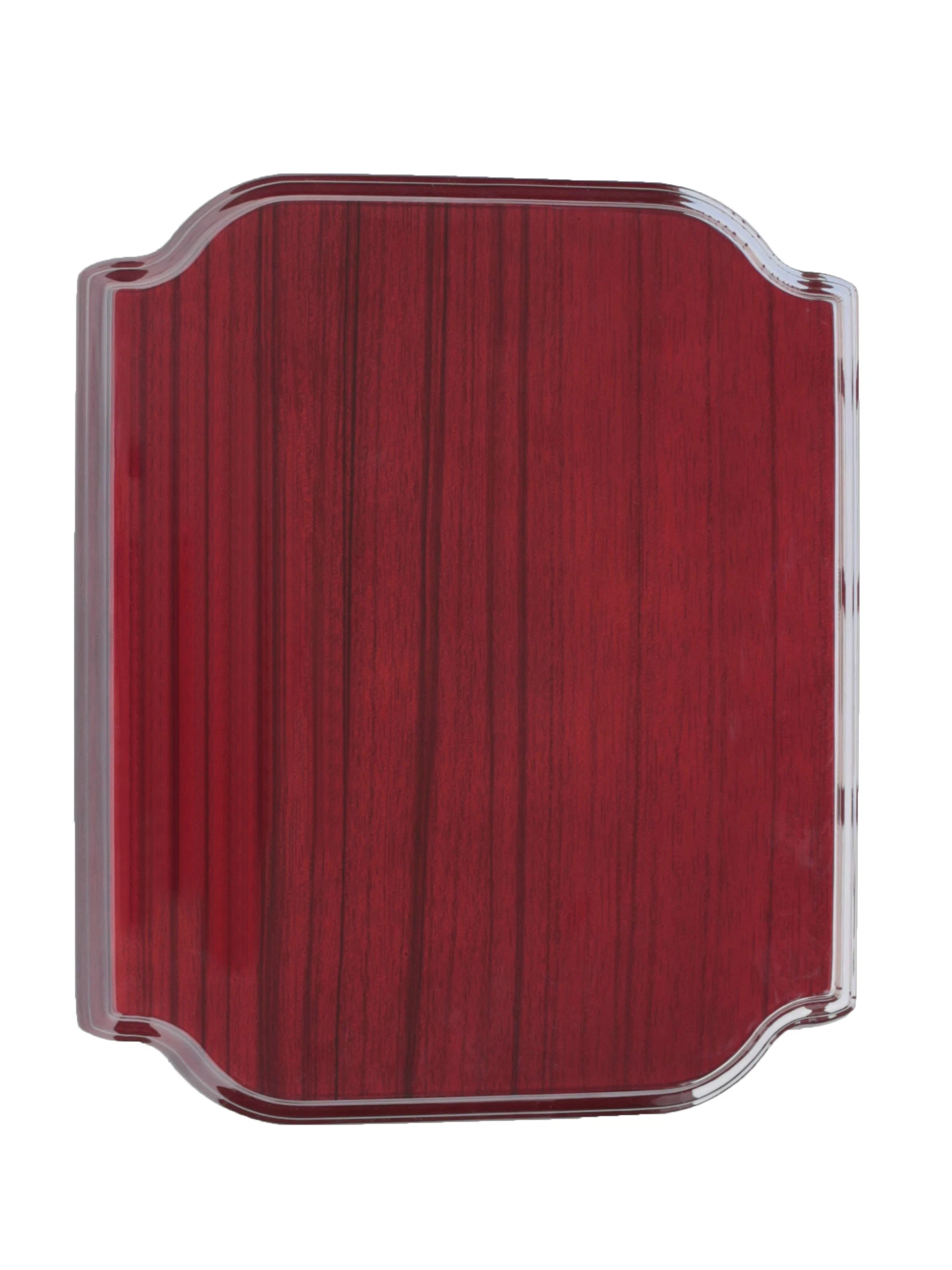 Shield Rosewood Glossy Wood Wall MDF Awards Plaque