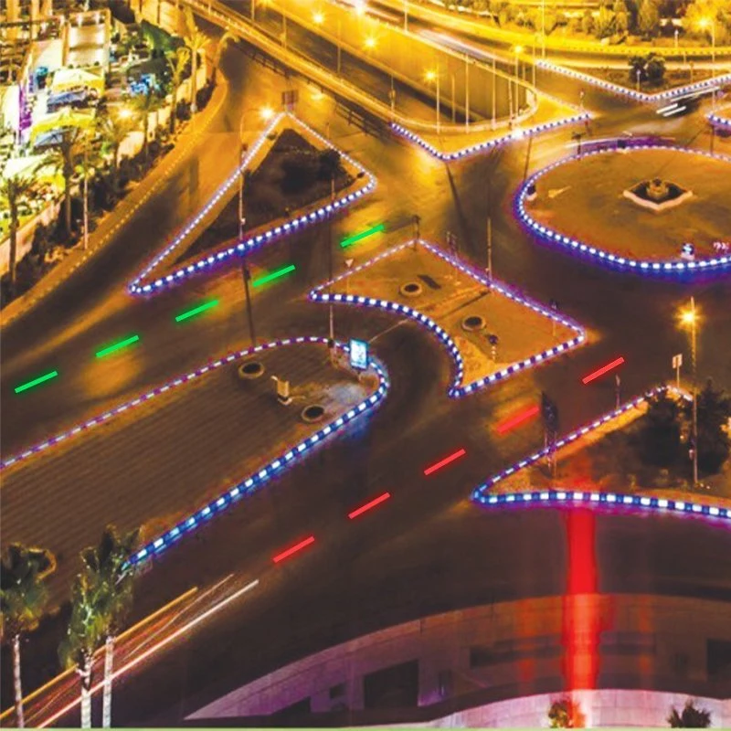 LED Waterproof Safe Streets for Pedestrians Crosswalk RGB Strip Lighting