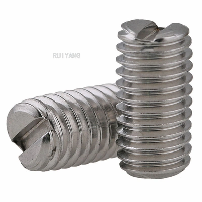 GB73 Slotted Set Screw Grub Screw 304 316 Stainless Steel