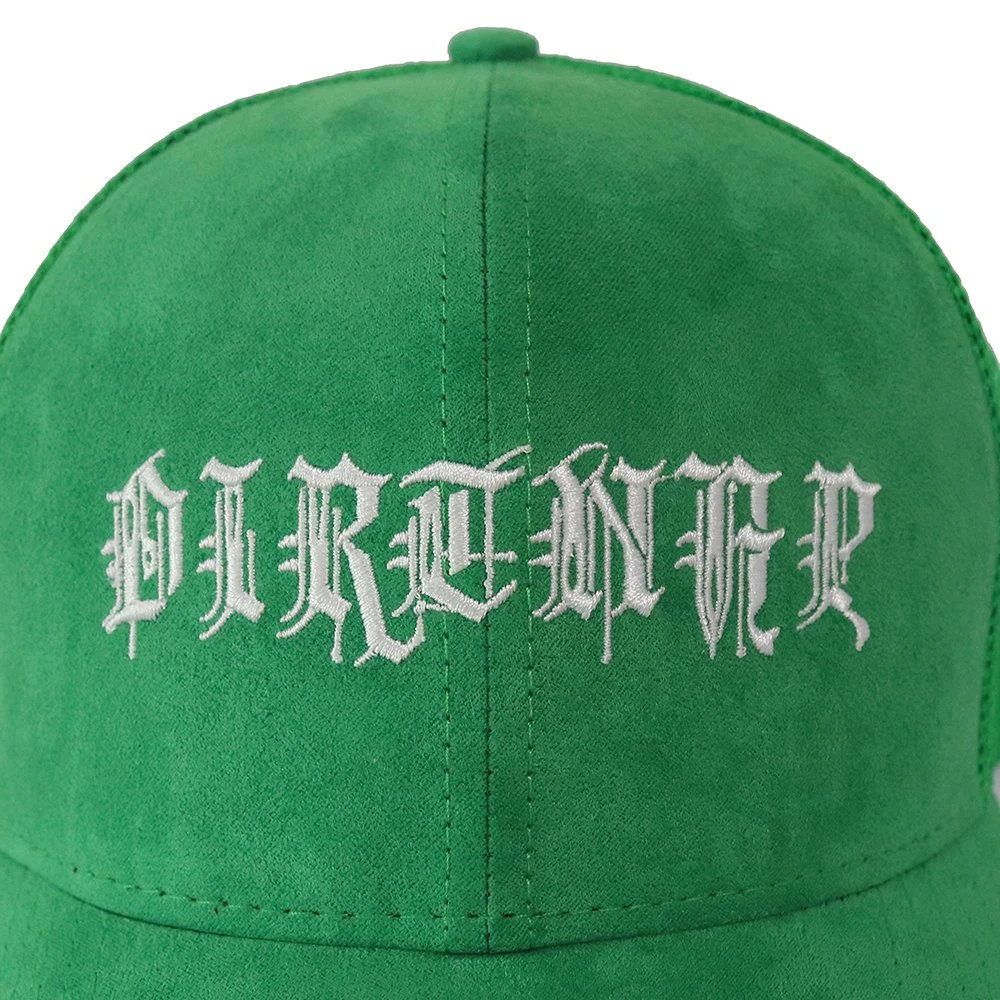 Custom Suede and Mesh Fabric 3D Logo Trucker Mesh Cap