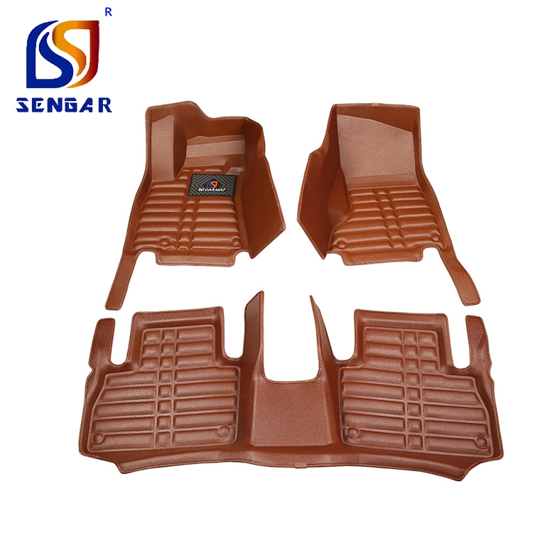 Hot Pressed Leather 5D Car Mat 3D Car Floor Mat High Quality