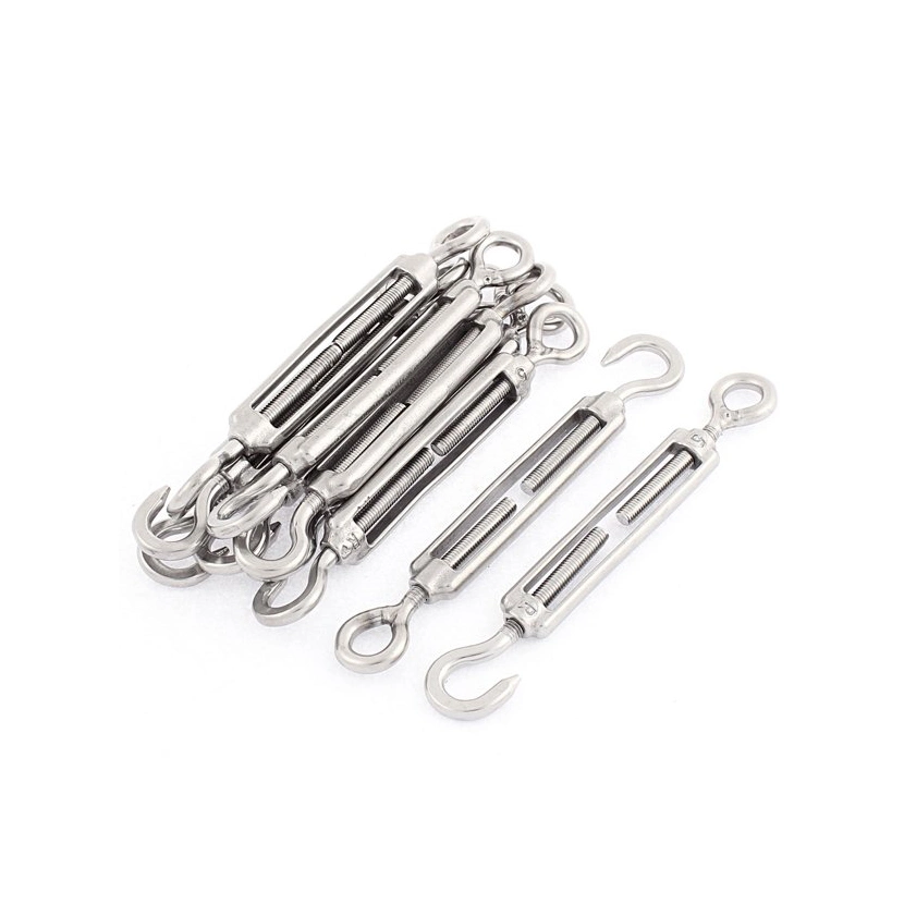 High quality/High cost performance  M16 Galvanized Turnbuckle 304 O-C Type Antirust Wire Rope Fitting Eye-Hook