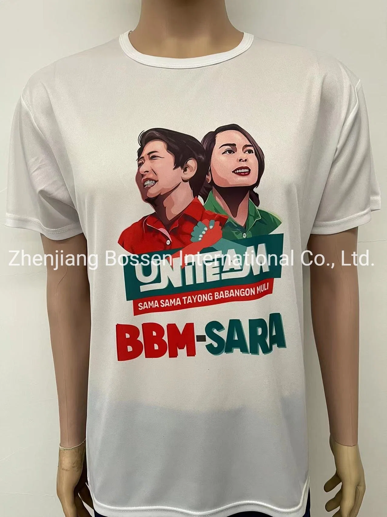 China Fábrica OEM Diseño Personalizado Impresión Barato Poliéster Blanco Camisetas de Campaña Polo Camisa Barato Secado Rápido Camisetas Electorales