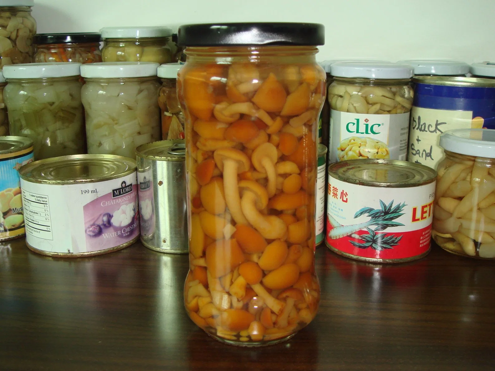 370ml Canned Nameko Mushroom in Glass Jar