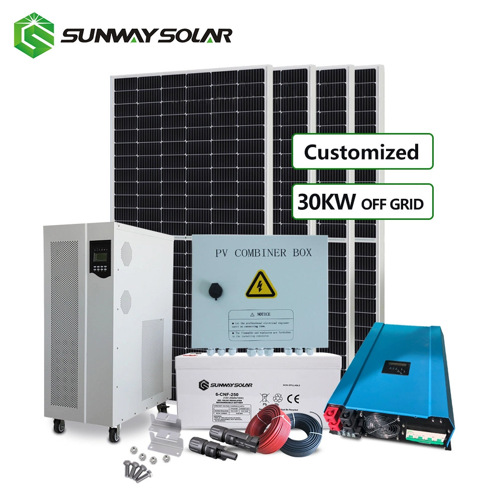 High Efficiency Home Solar Modules 30kw 50kw Solar Power off Grid Photovoltaic System