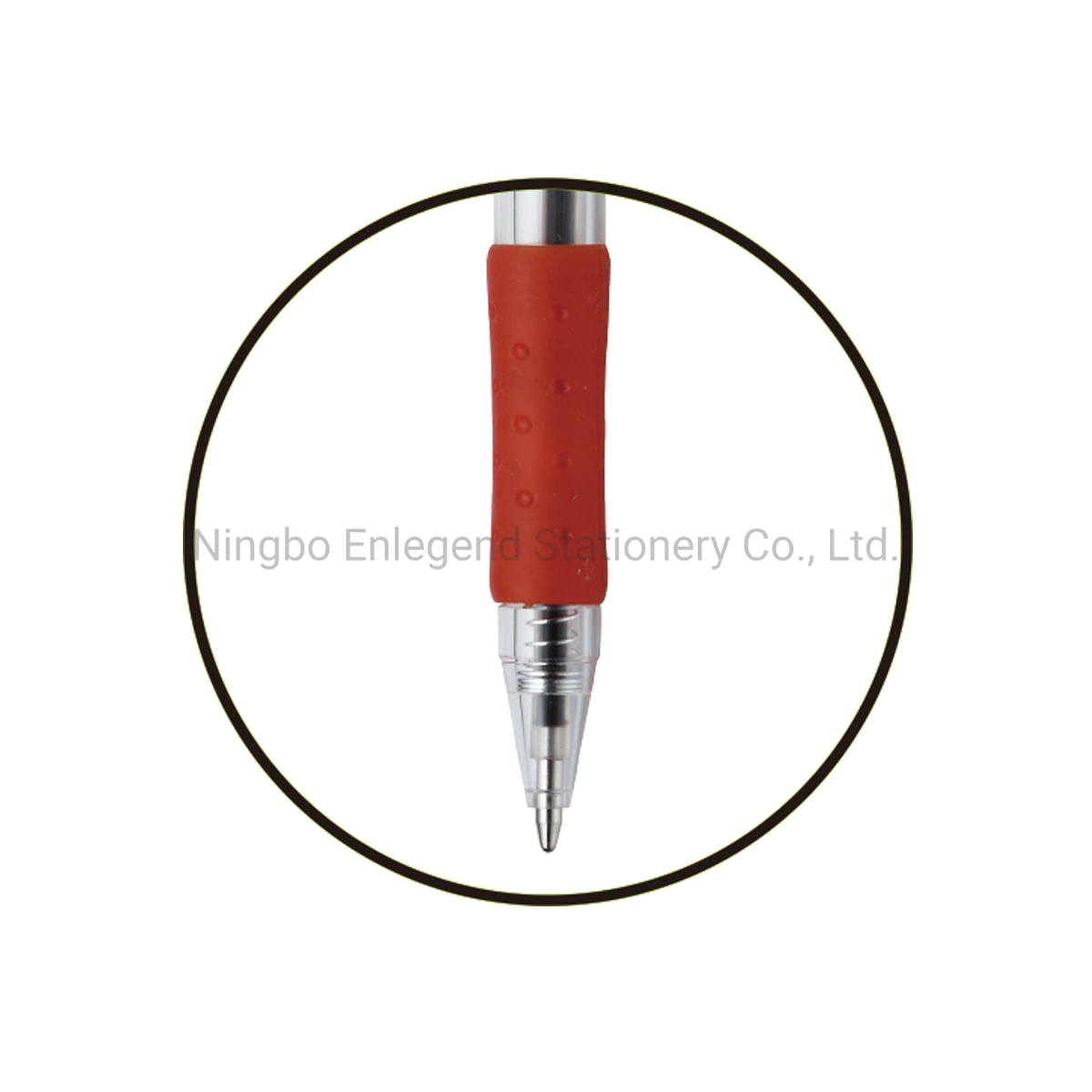 PB9221 Promotional Plastic Ball Pen with Soft Rubber Grip