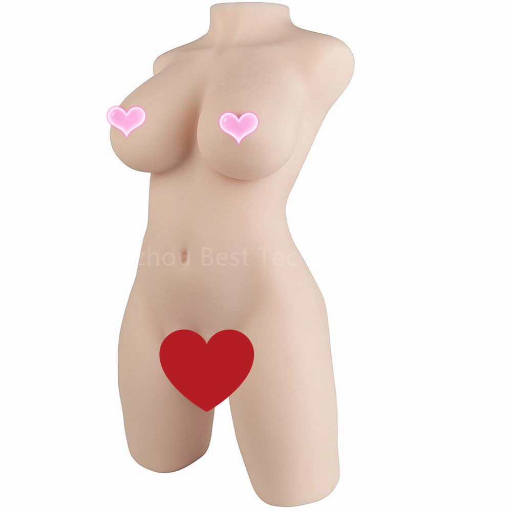 2022 Wholesale/Supplier Big Jelly Sofe Breast Half Body Love Sex Dol for Female Vagina