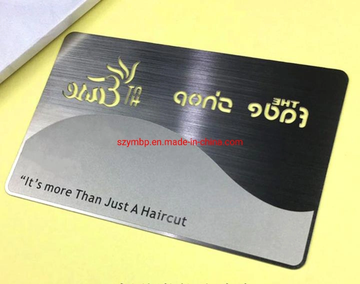 Professional Production of Double-Sided Color Metal Card Nameplate