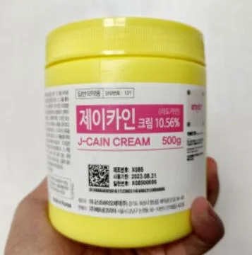 J Cain Numb Crema Corea Crema original de lidocaína para Dermal Relleno Mico agujas aliviar eficazmente el dolor